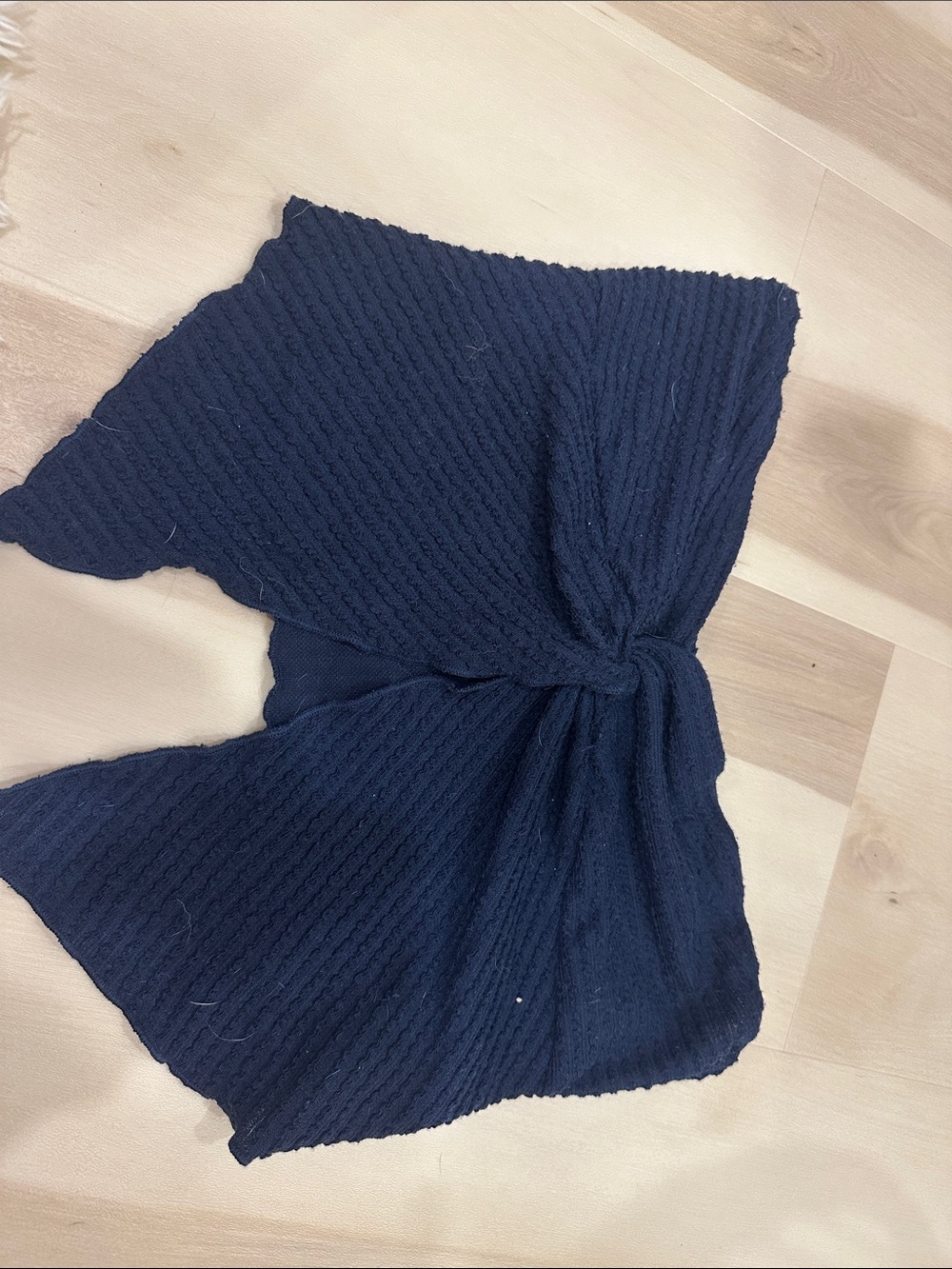Women's Navy Knit Navy going out top